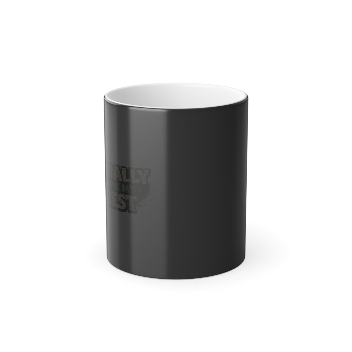 "Ferally Doing My Best" Raccoon Color-Changing Mug  11 oz