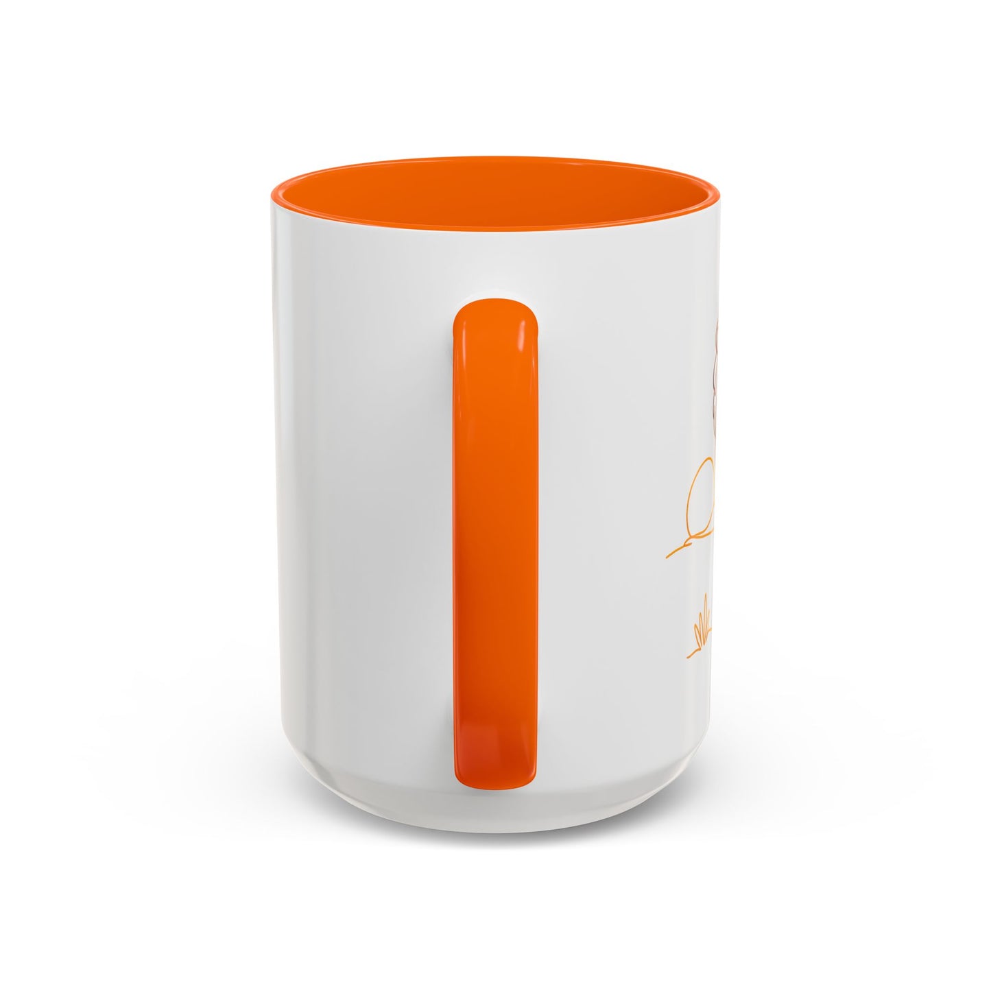 Safari Sunrise Coffee Mug — Minimal Line Lion Design (11/15oz)