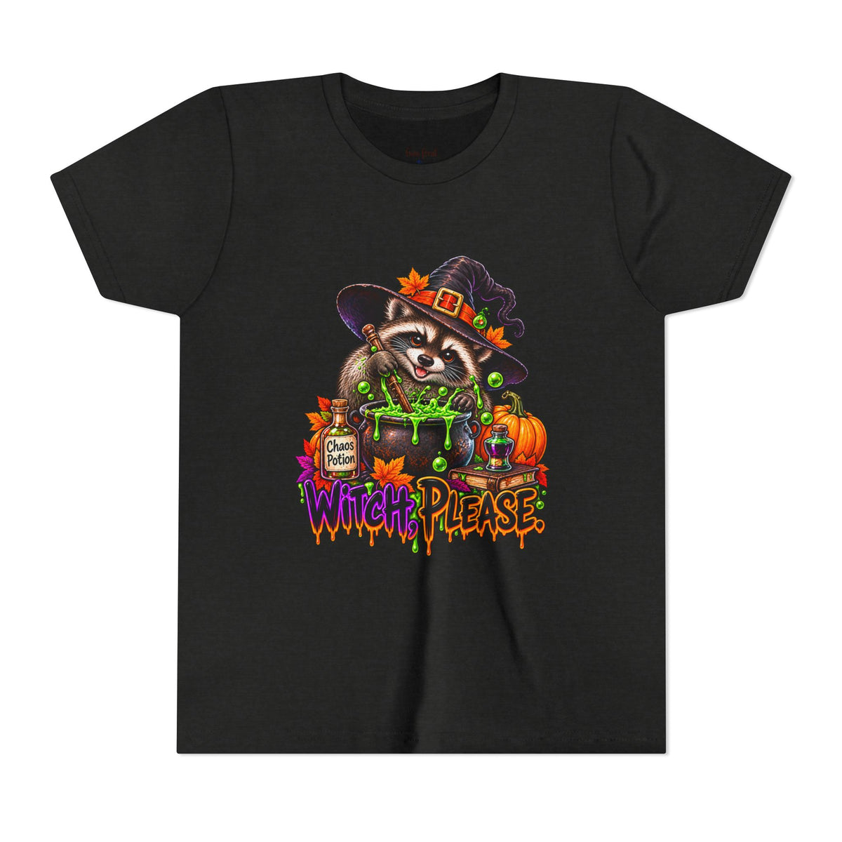 Witch, Please. Youth Tee — Raccoon Kids Tshirt