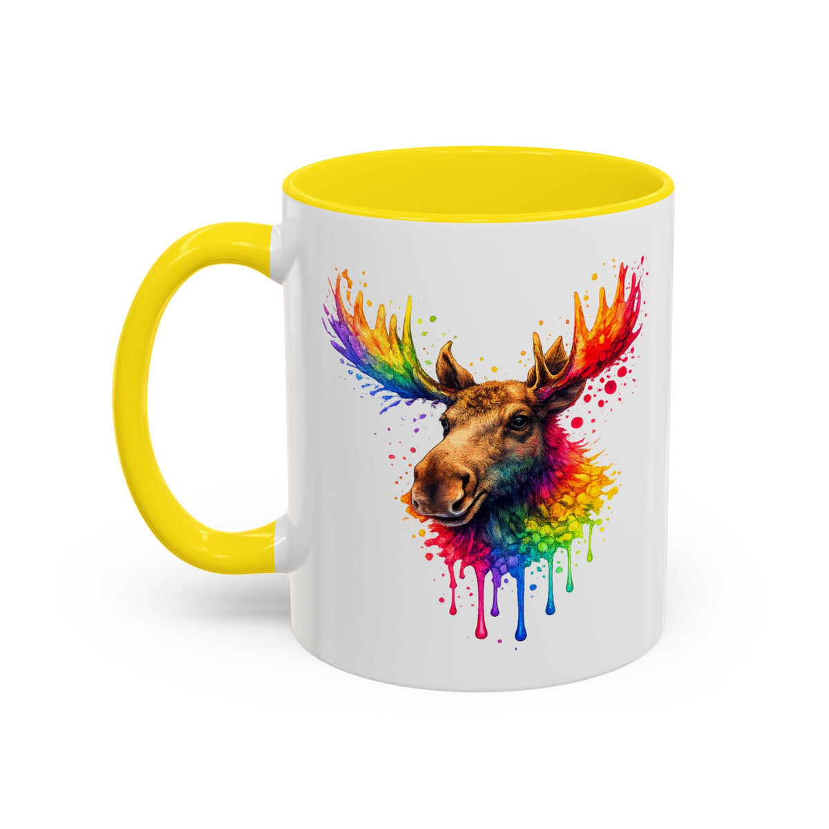 Watercolor Moose Coffee Mug  (11/15oz)