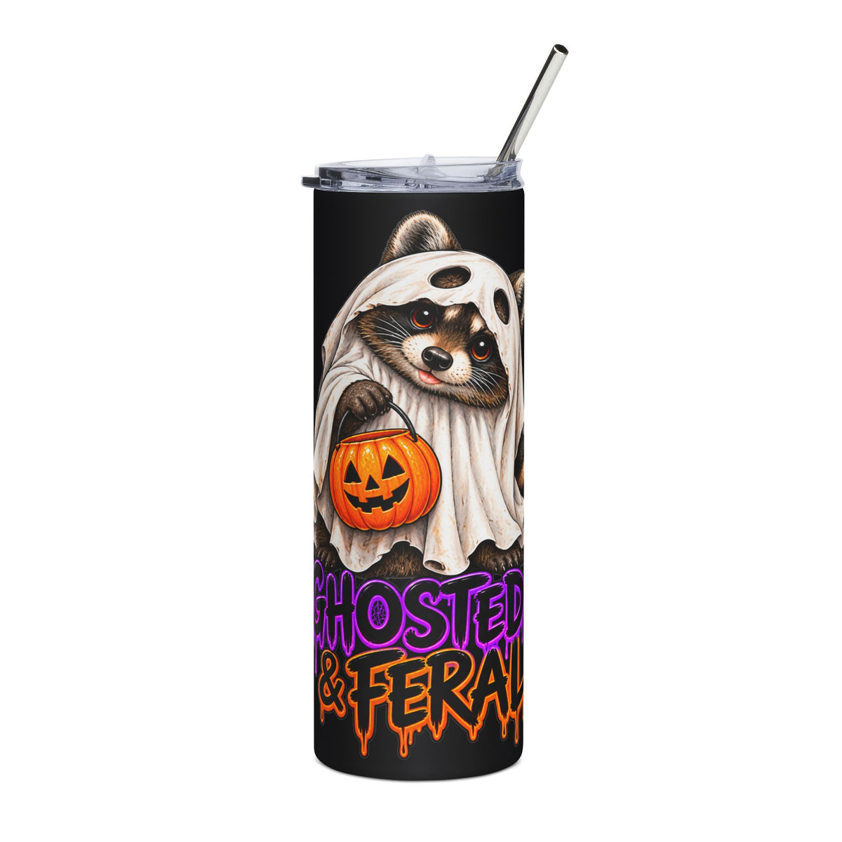 Ghosted Raccoon - 20oz Stainless Steel Tumbler