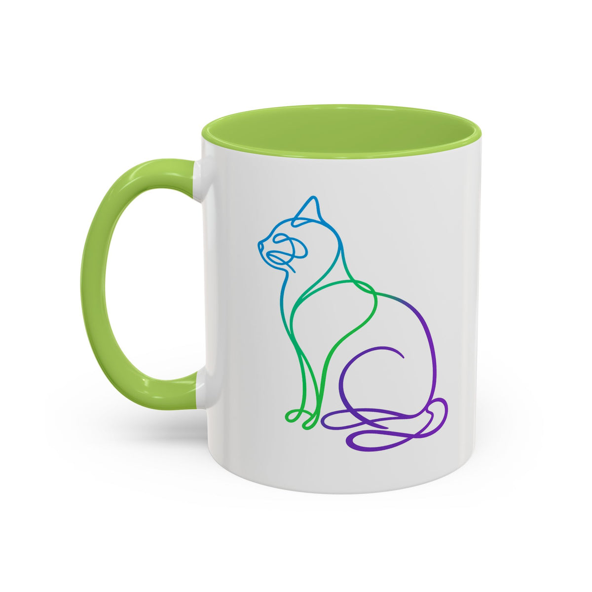 Northern Lights Cat Coffee Mug  (11/15oz)