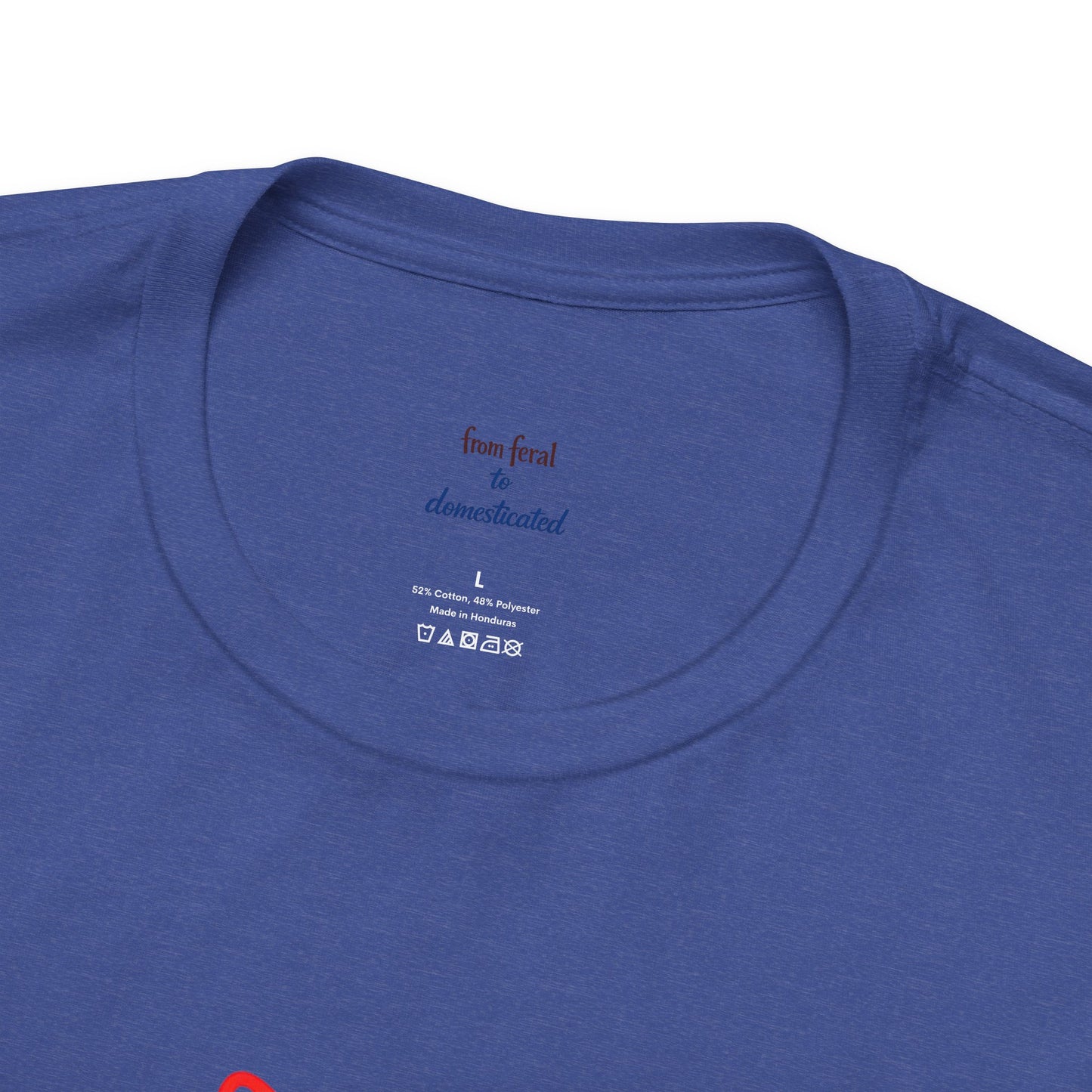 Colorful Line-Work Sitting Cat T-Shirt