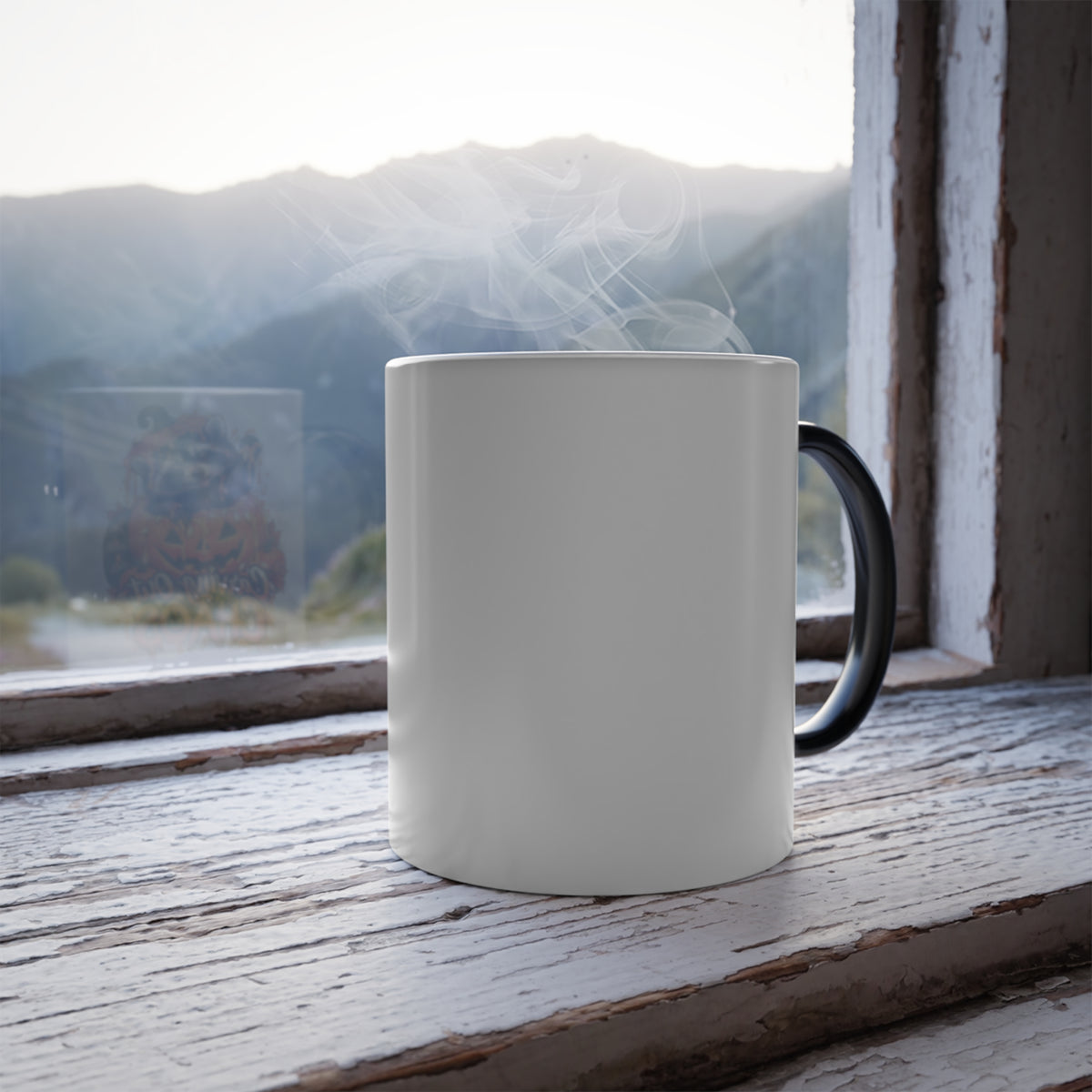 Carving Out Chaos Raccoon Color-Changing Mug  11 oz
