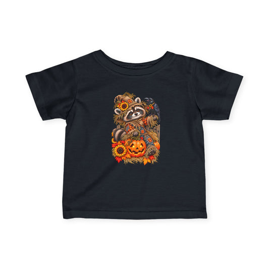 Scarecrow Raccoon Infant Tee