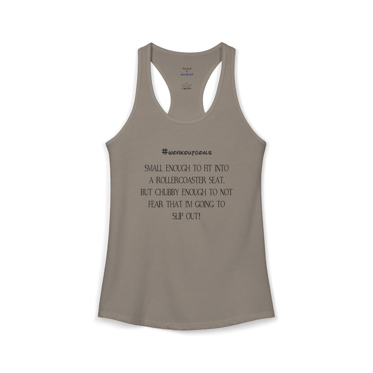 Workout Goals Racerback Tank