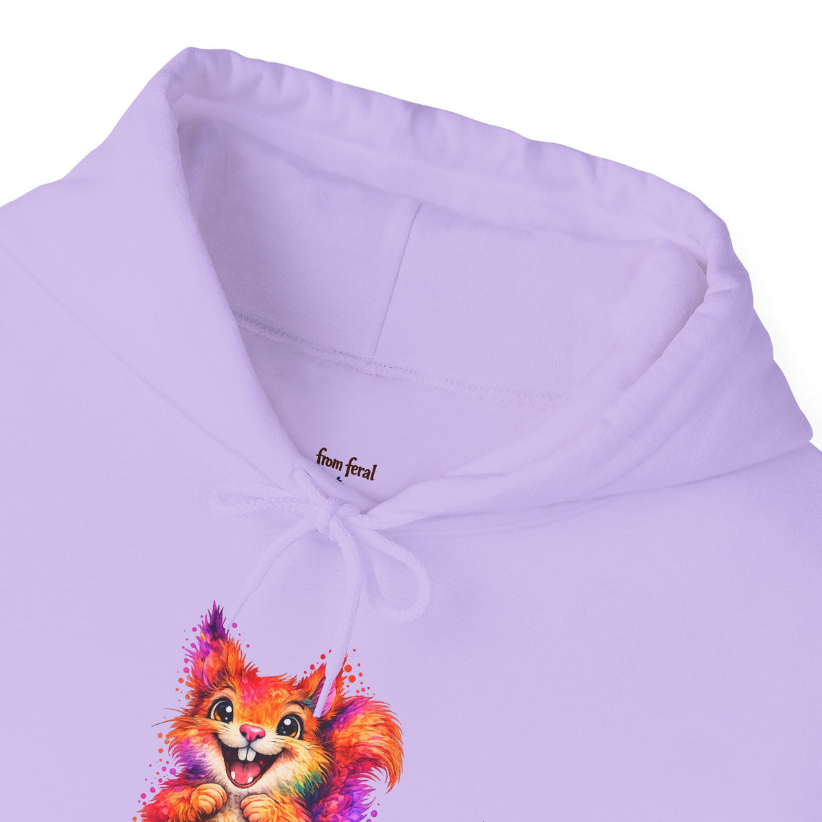 Watercolor Squirrel Hooded Sweatshirt