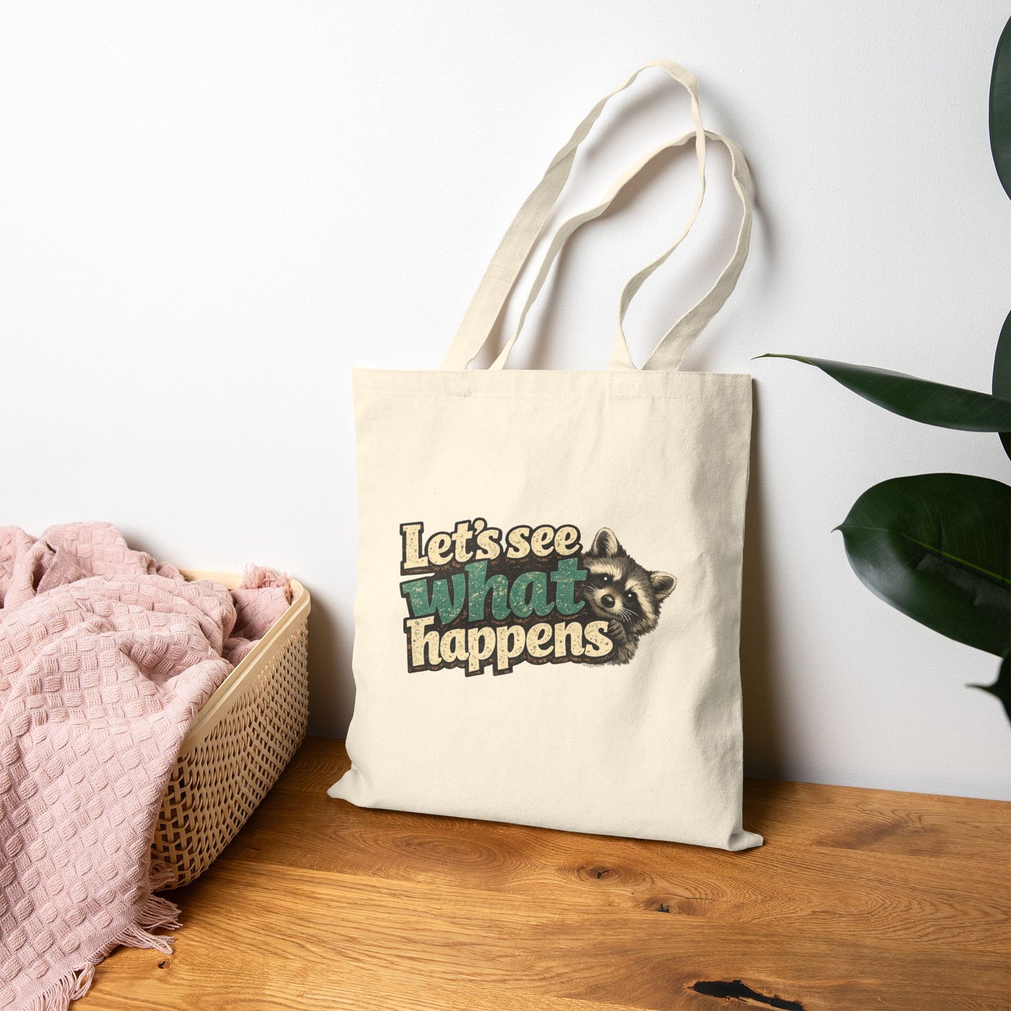 Peek & See Canvas Tote Bag