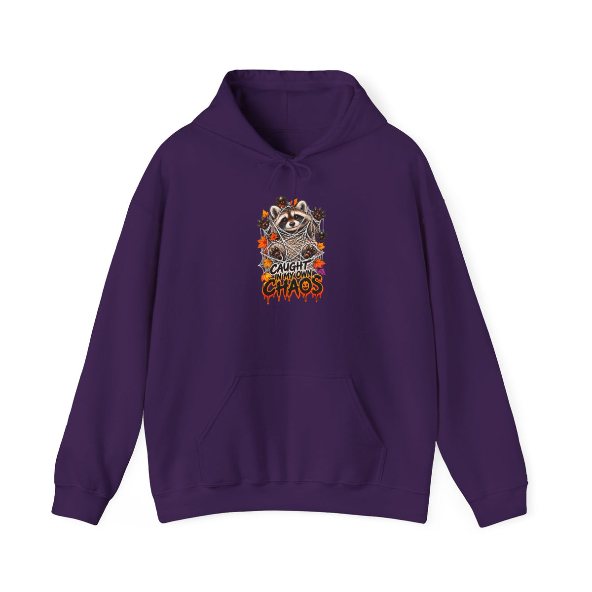 Caught Raccoon Hooded Sweatshirt