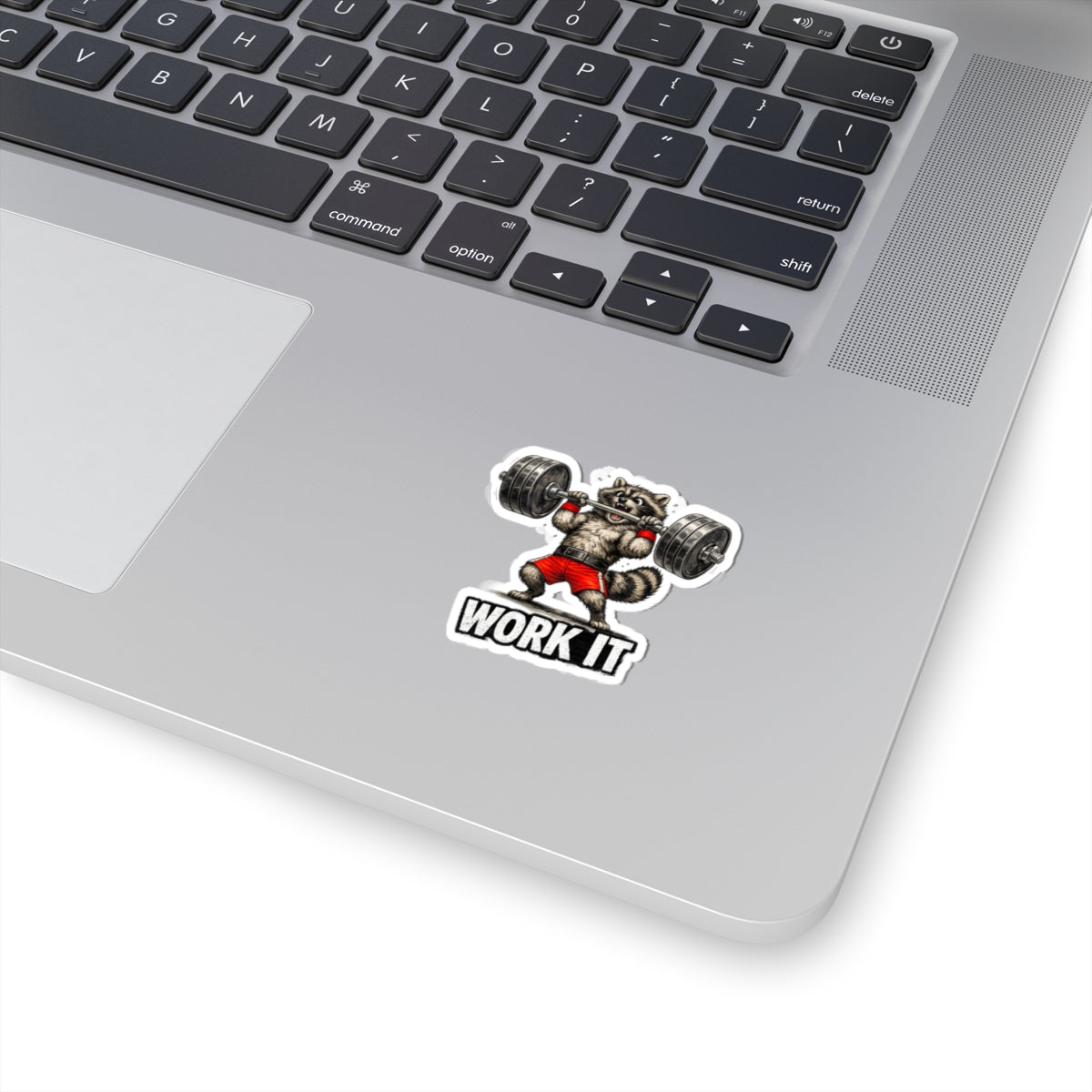 Work It Raccoon Stickers