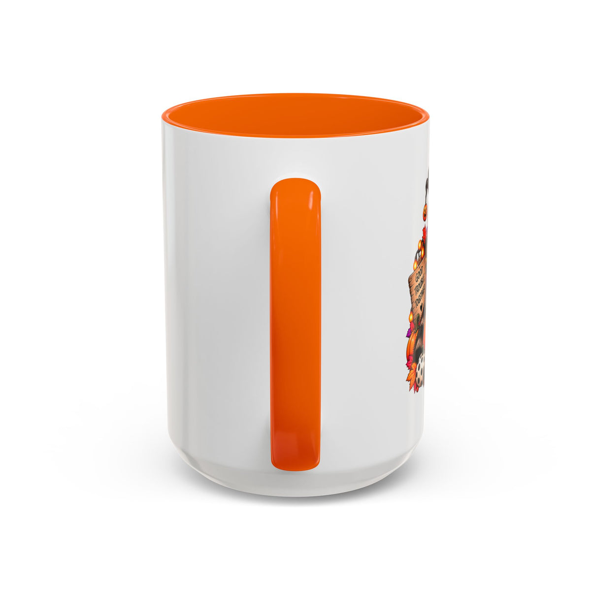 Halloween Raccoon and Black Cat Bestie Coffee Mug  (11/15oz)