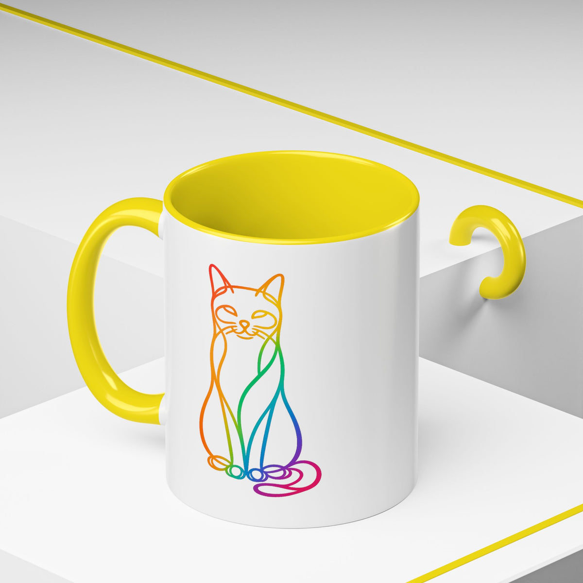 Rainbow Cat Coffee Mug  (11/15oz)