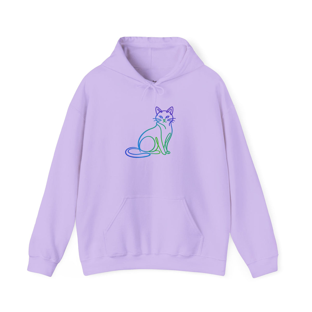 Northern Lights Cat Hooded Sweatshirt