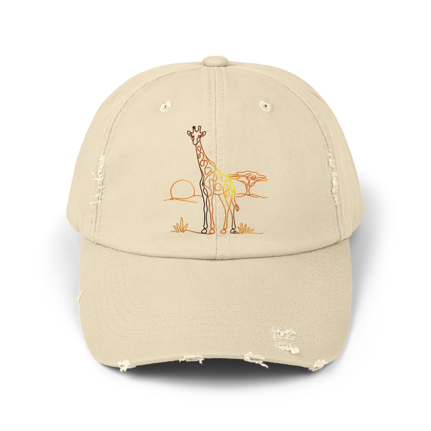 Safari Giraffe | Distressed Cap