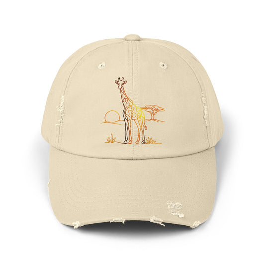 Safari Giraffe | Distressed Cap
