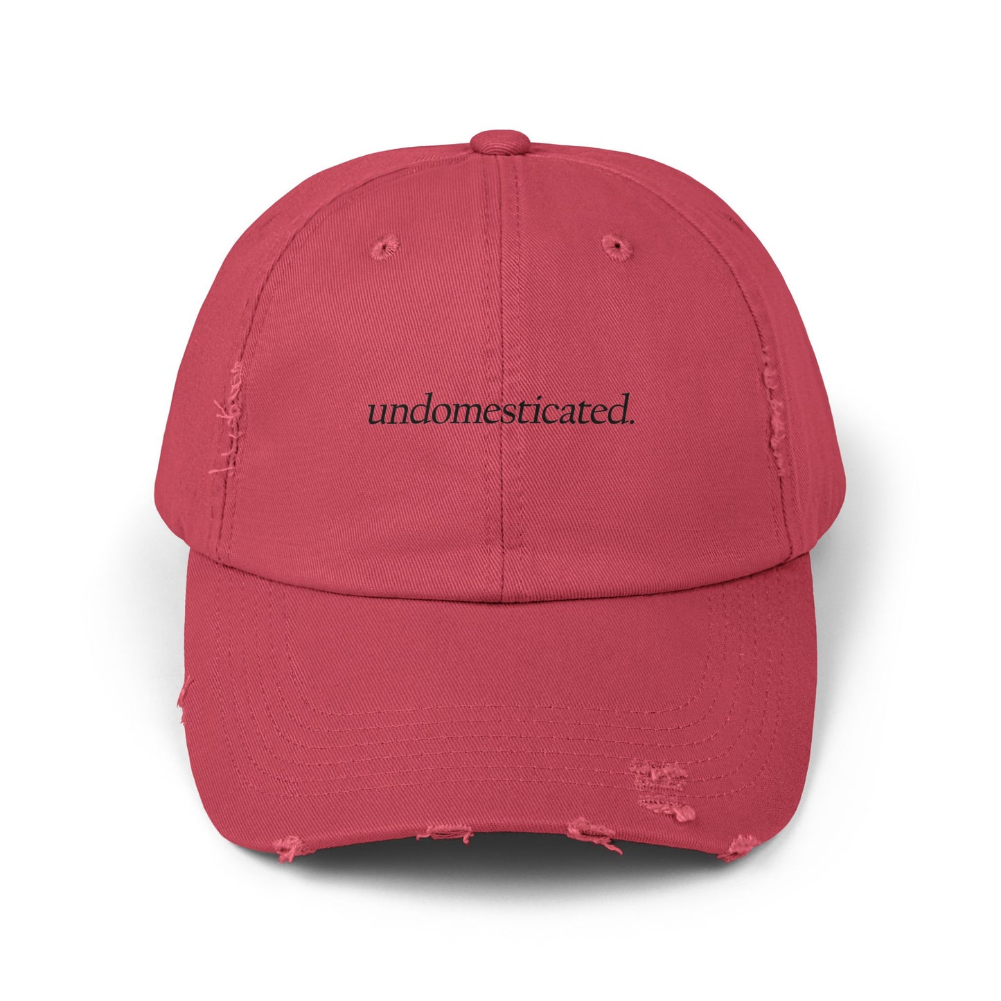 "Undomesticated" Distressed Cap —  Funny Truth Hat