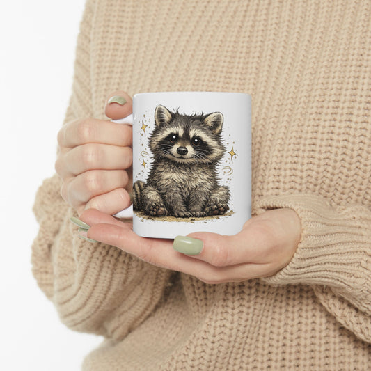 Sweet & Savage Raccoon Ceramic Mug  (11oz & 15oz)