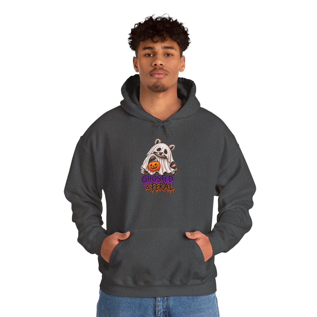 Ghosted Raccoon Hooded Sweatshirt