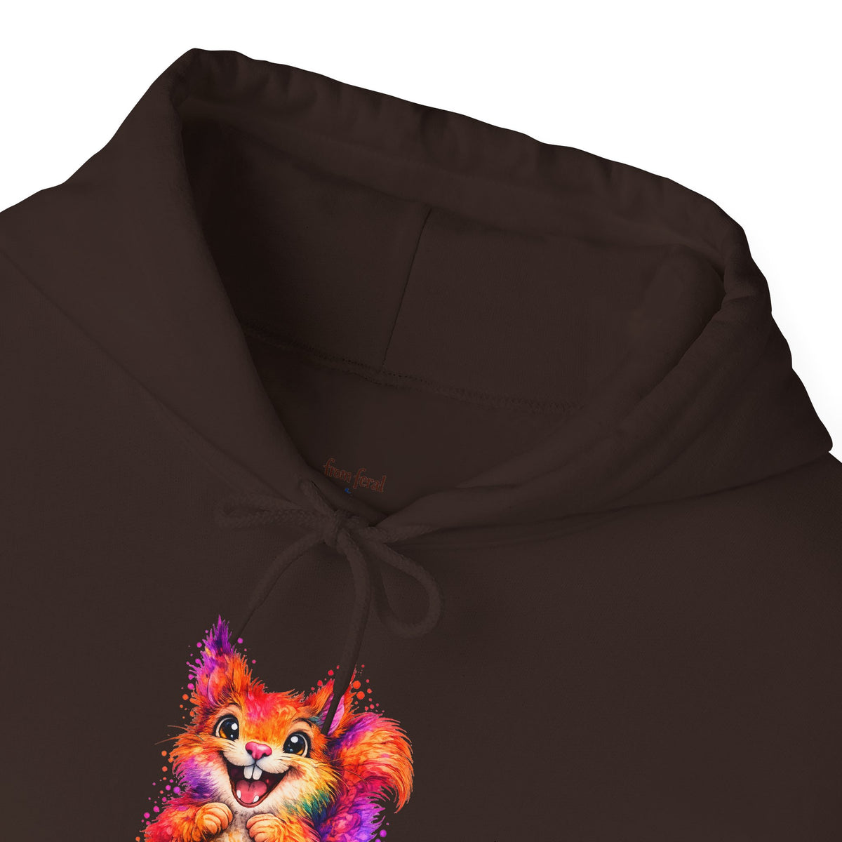 Watercolor Squirrel Hooded Sweatshirt