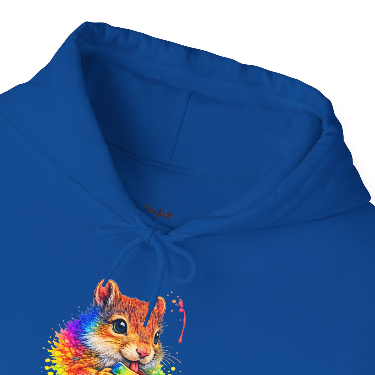 Watercolor Squirrel Hooded Sweatshirt