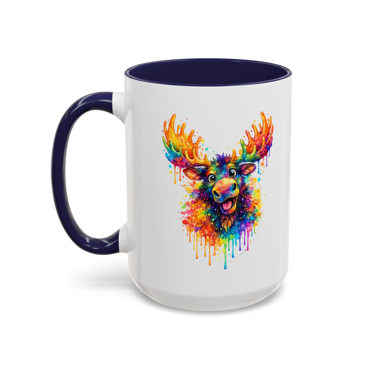 Watercolor Moose Coffee Mug  (11/15oz)