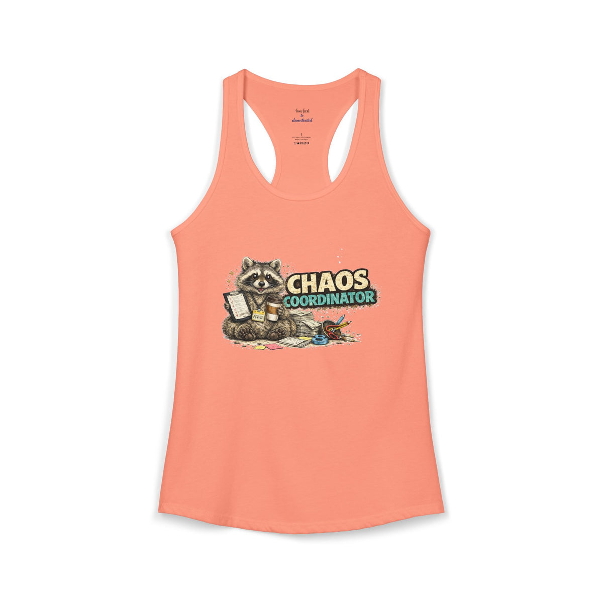 Chaos Coordinator Racerback Tank