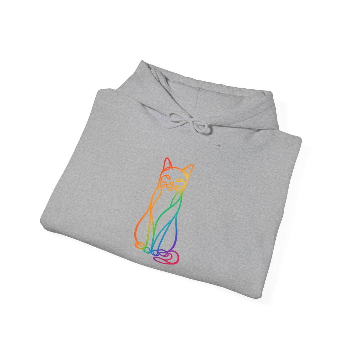Rainbow Cat Hooded Sweatshirt