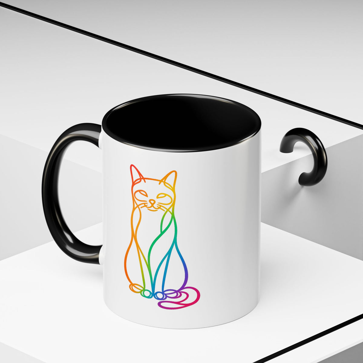 Rainbow Cat Coffee Mug  (11/15oz)
