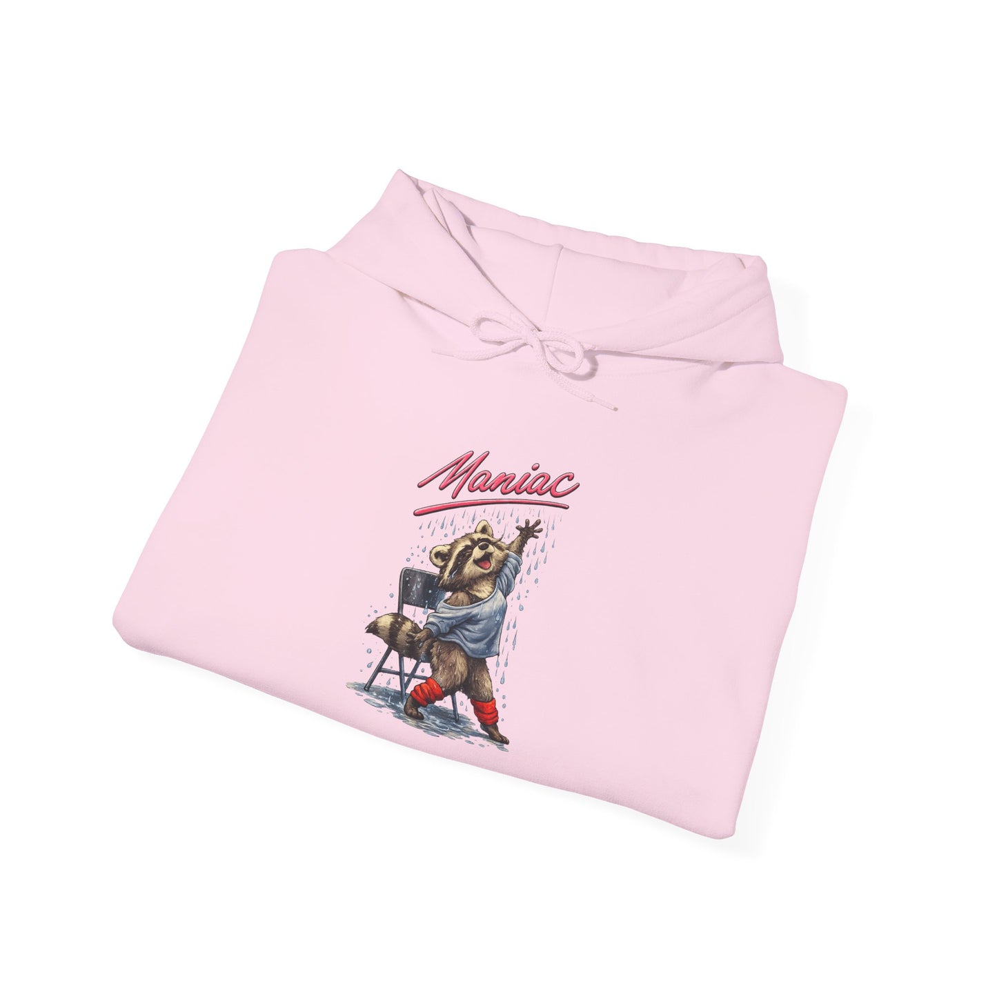 Dancing Raccoon "Maniac" Hooded Sweatshirt