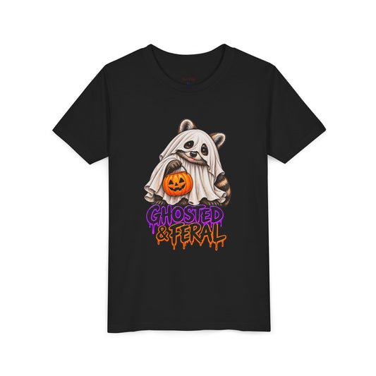 Ghosted Youth Tee — Raccoon Kids Tshirt