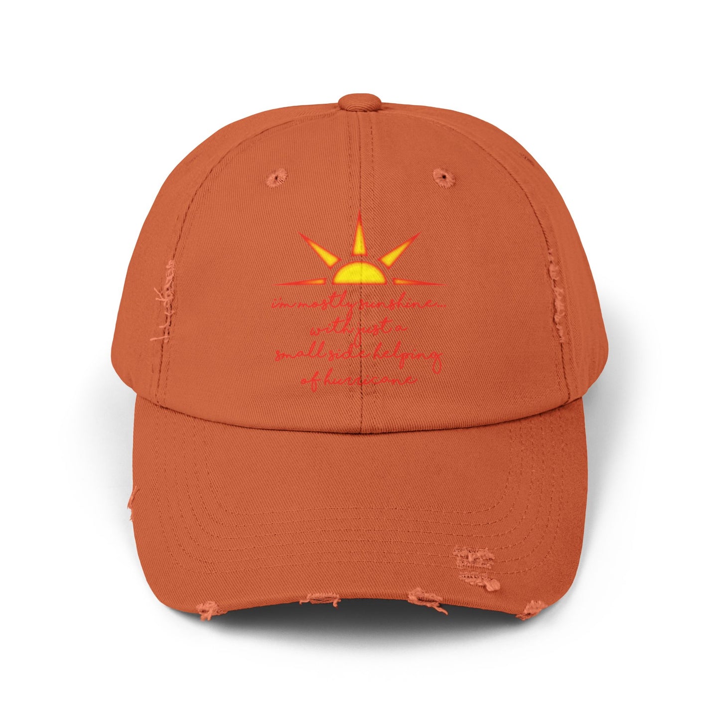 "Sunshine" Distressed Cap —  Funny Truth Hat