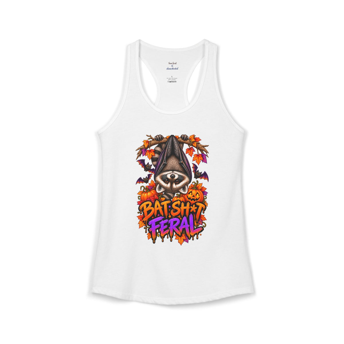 Batty Raccoon Racerback Tank