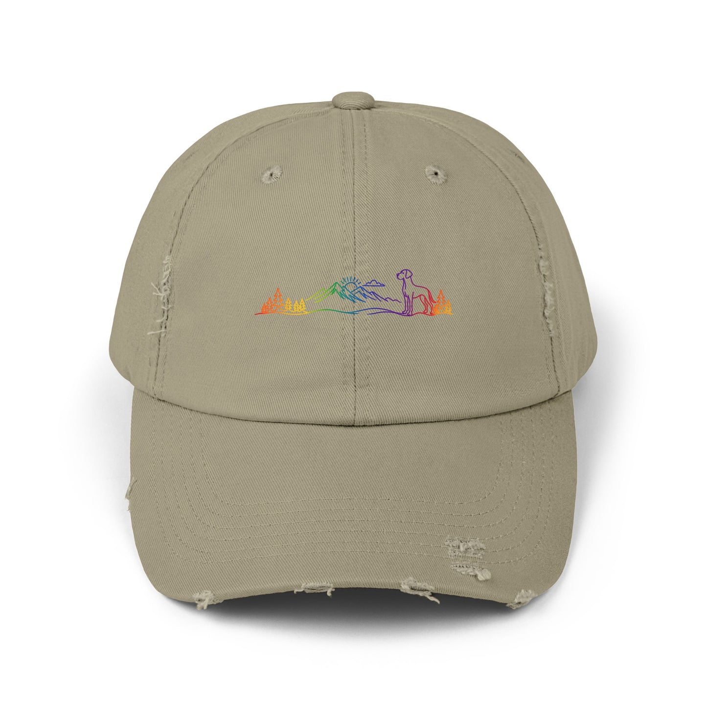 Great Dane, natural eared | Distressed Cap