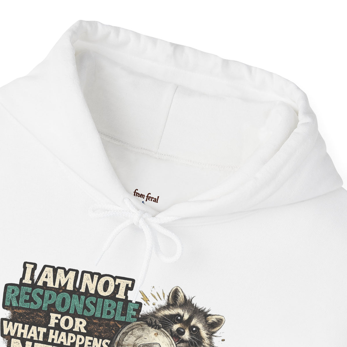Not Responsible Raccoon Hooded Sweatshirt