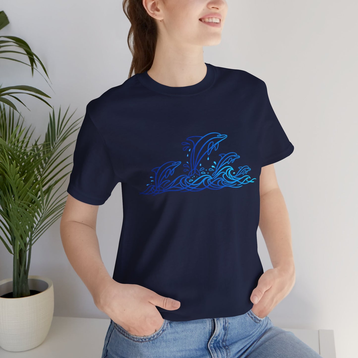Dolphin Pod Wild Lines T-Shirt