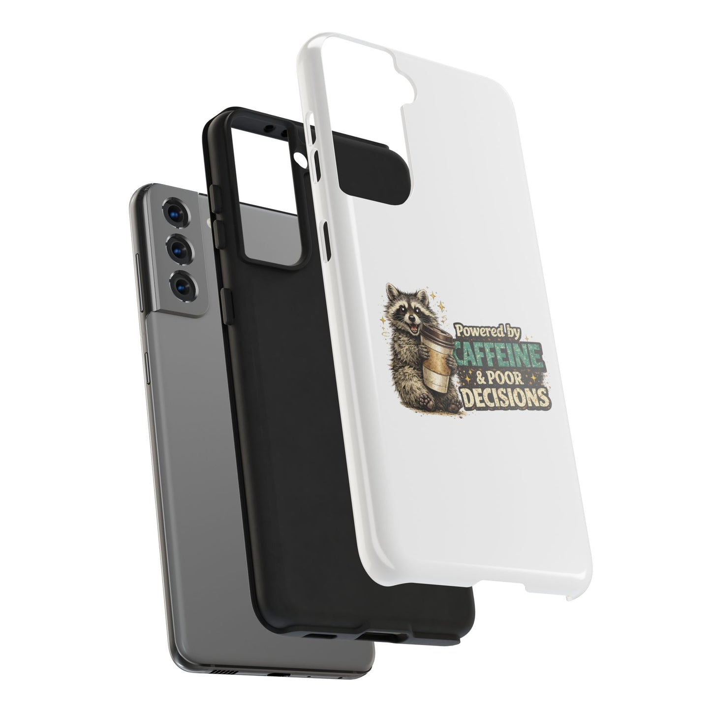 Poor Decisions Raccoon Phone Case — Tough & Cute Protective Phone Cover