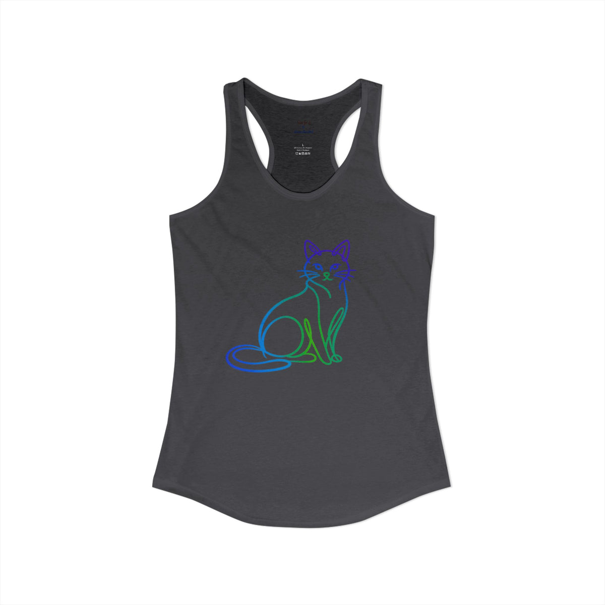 Northern Lights Cat Racerback Tank