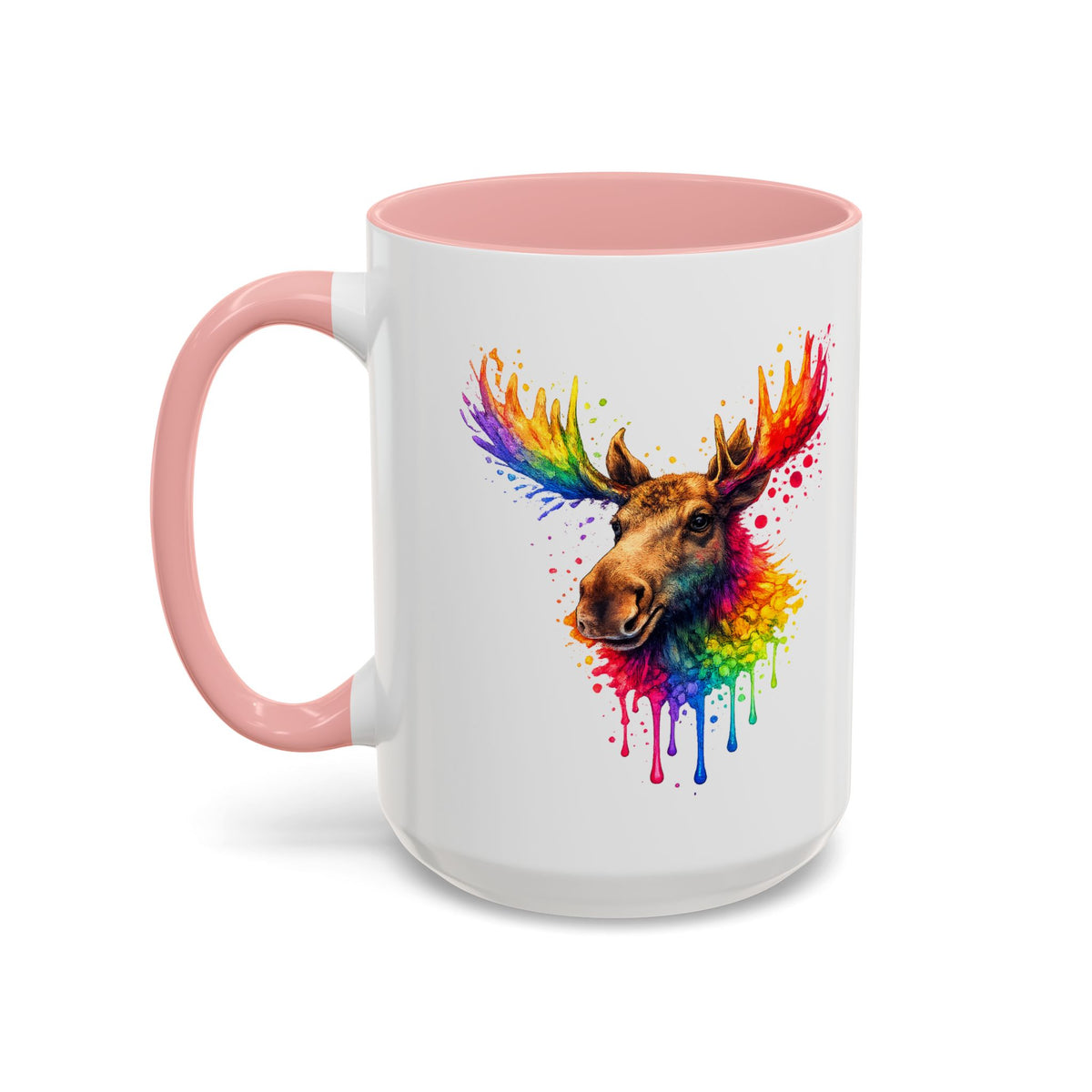 Watercolor Moose Coffee Mug  (11/15oz)
