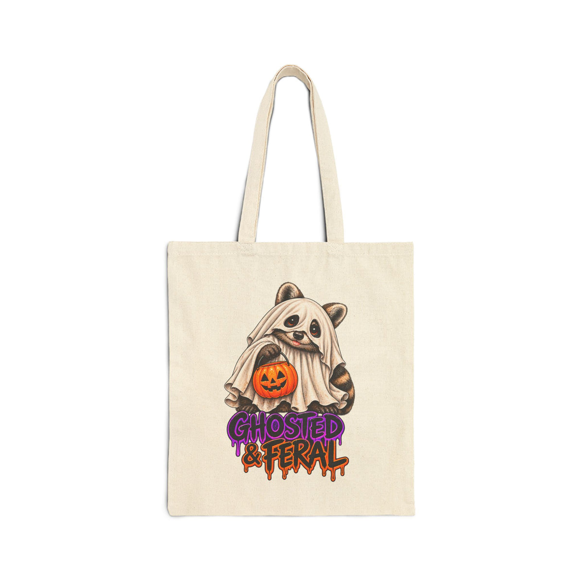 Ghosted Raccoon Tote Bag