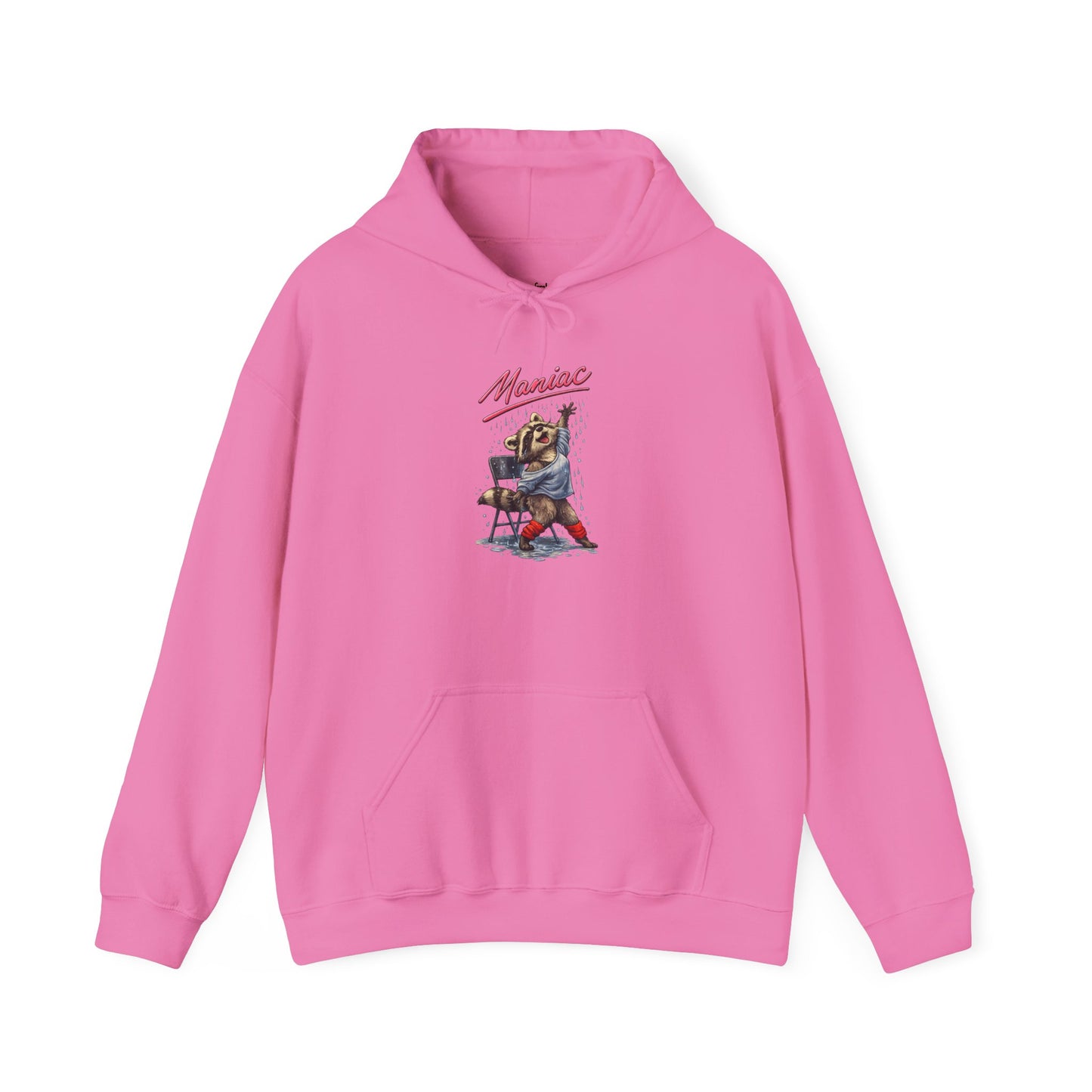 Dancing Raccoon "Maniac" Hooded Sweatshirt
