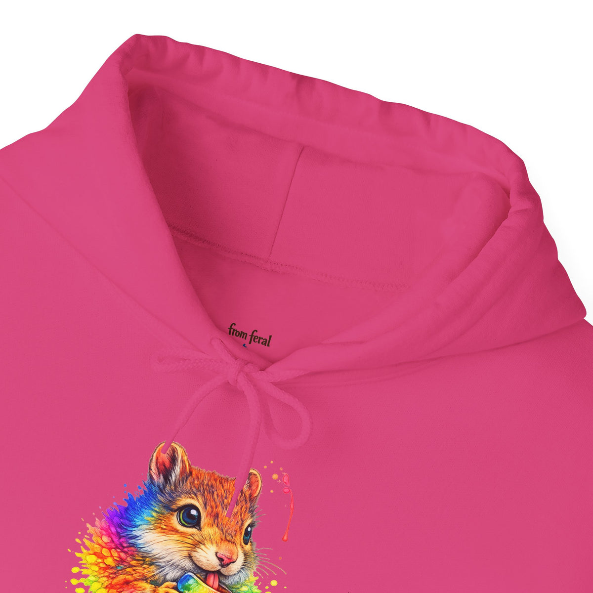 Watercolor Squirrel Hooded Sweatshirt