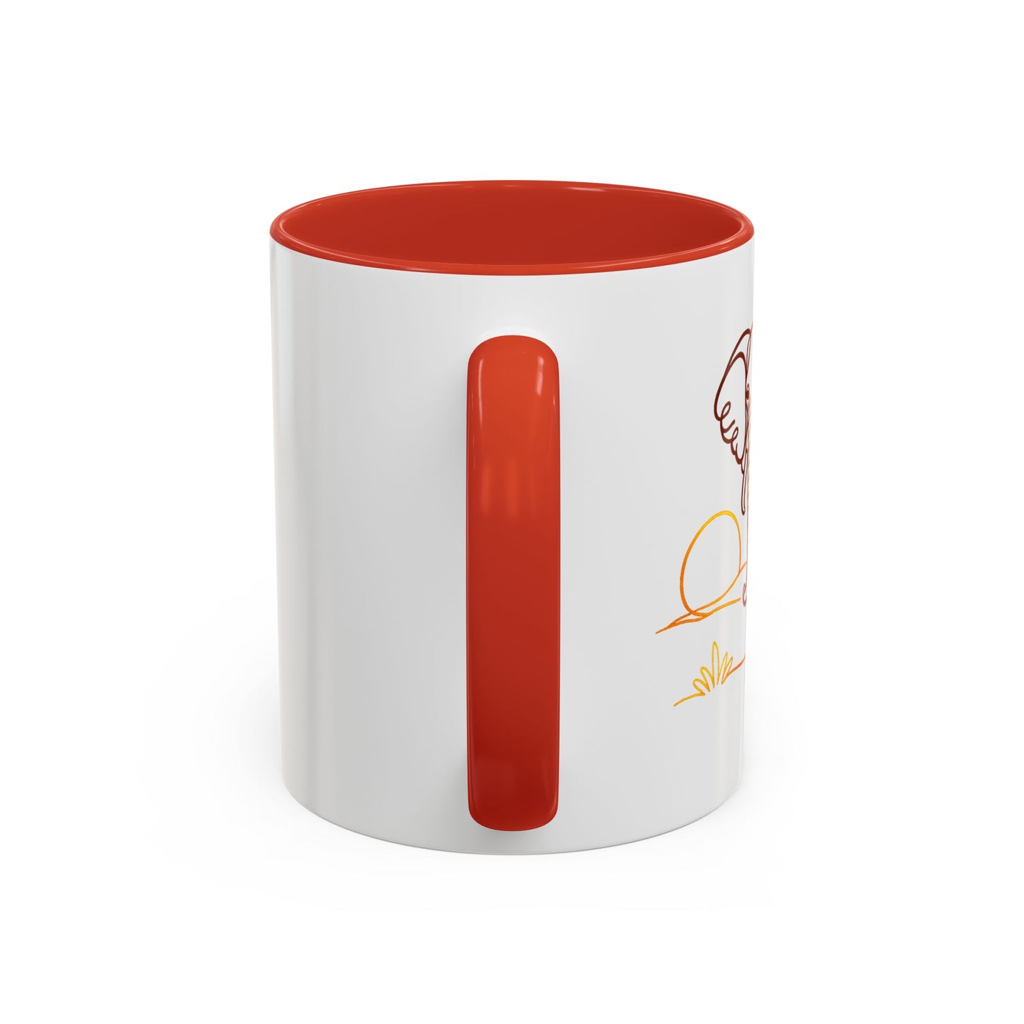 Safari Sunrise Coffee Mug — Minimal Line Elephant Design (11/15oz)