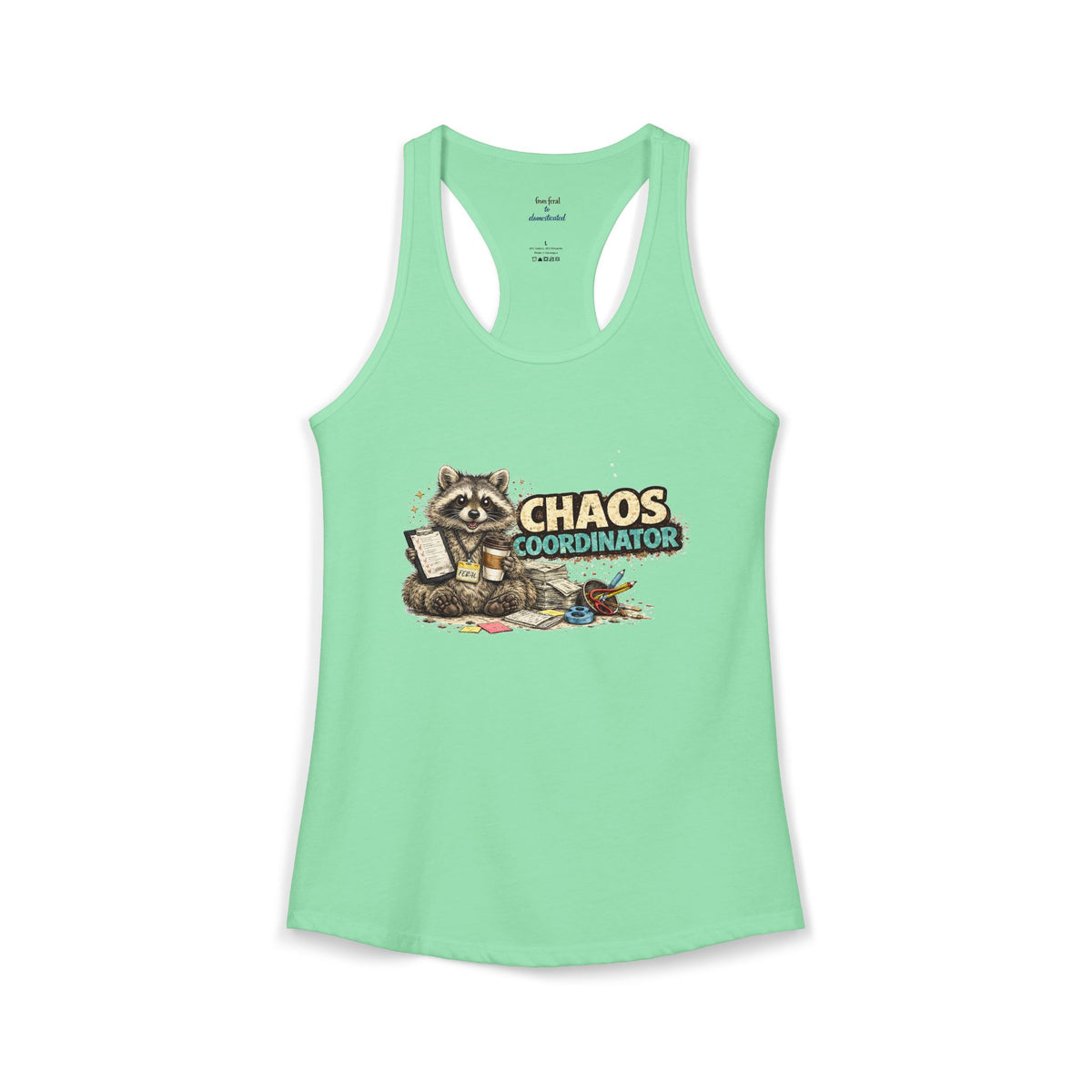 Chaos Coordinator Racerback Tank