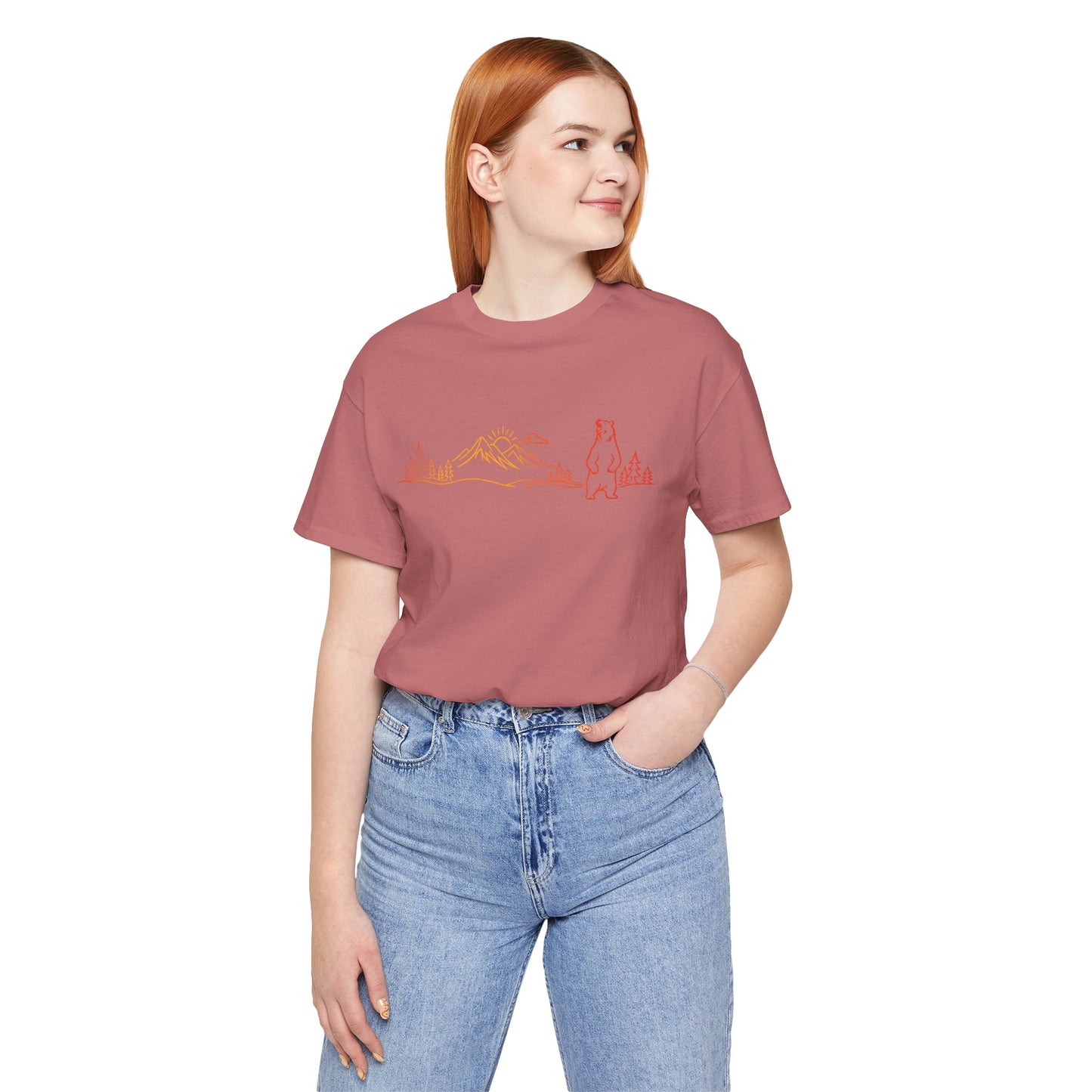 Standing Bear Mountain Scene Tee
