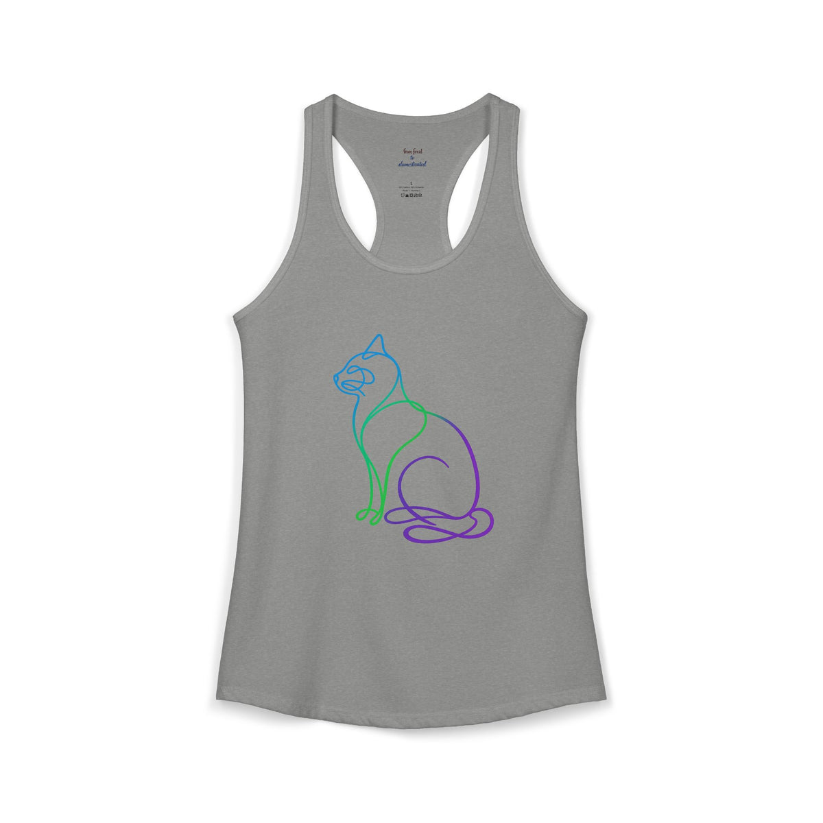 Northern Lights Cat Racerback Tank