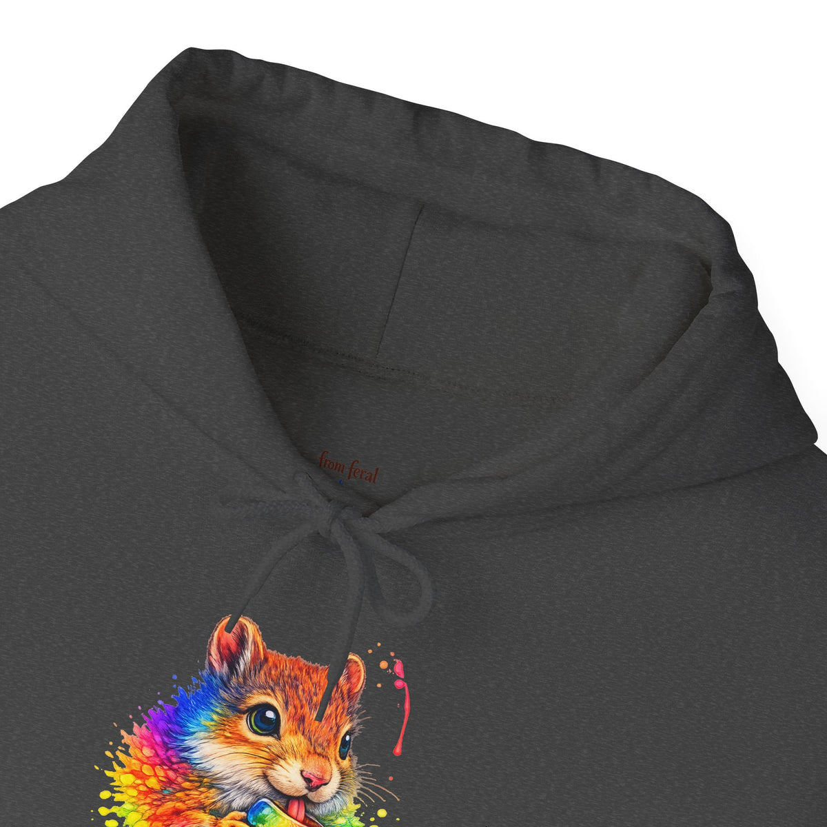 Watercolor Squirrel Hooded Sweatshirt