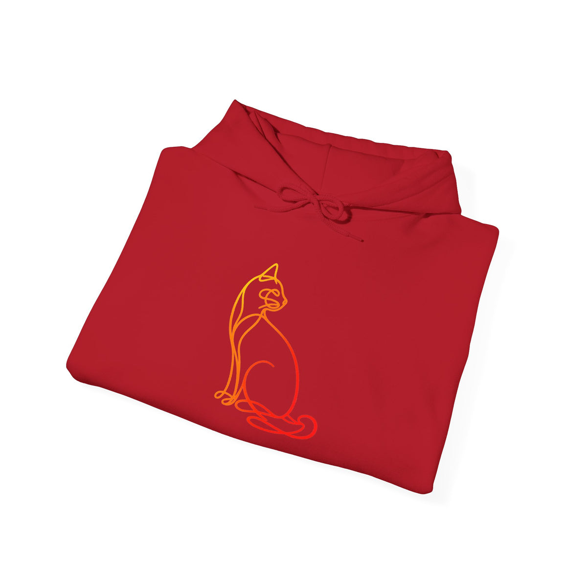 Sunrise Cat Hooded Sweatshirt