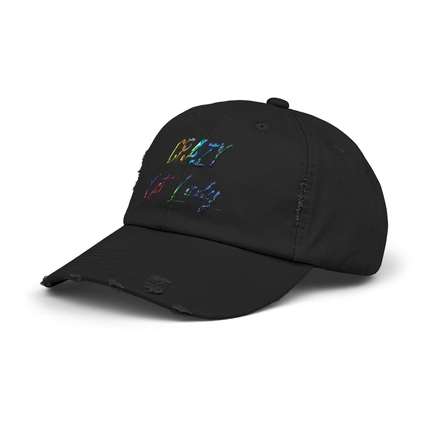 "Crazy Cat Lady" Distressed Cap —  Funny Truth Hat