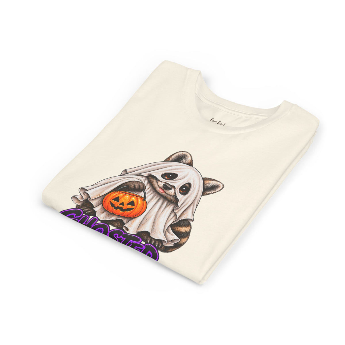 Ghosted Youth Tee — Raccoon Kids Tshirt