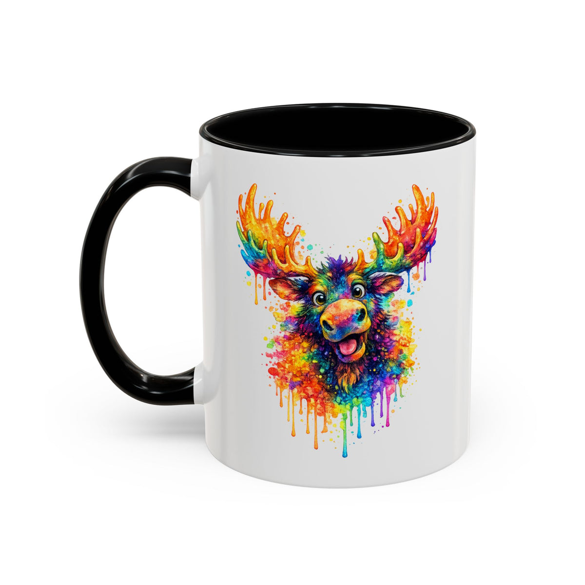 Watercolor Moose Coffee Mug  (11/15oz)